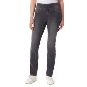 NWT Gloria Vanderbilt Jeans - Amanda Pull On - 24W S - California (Black)